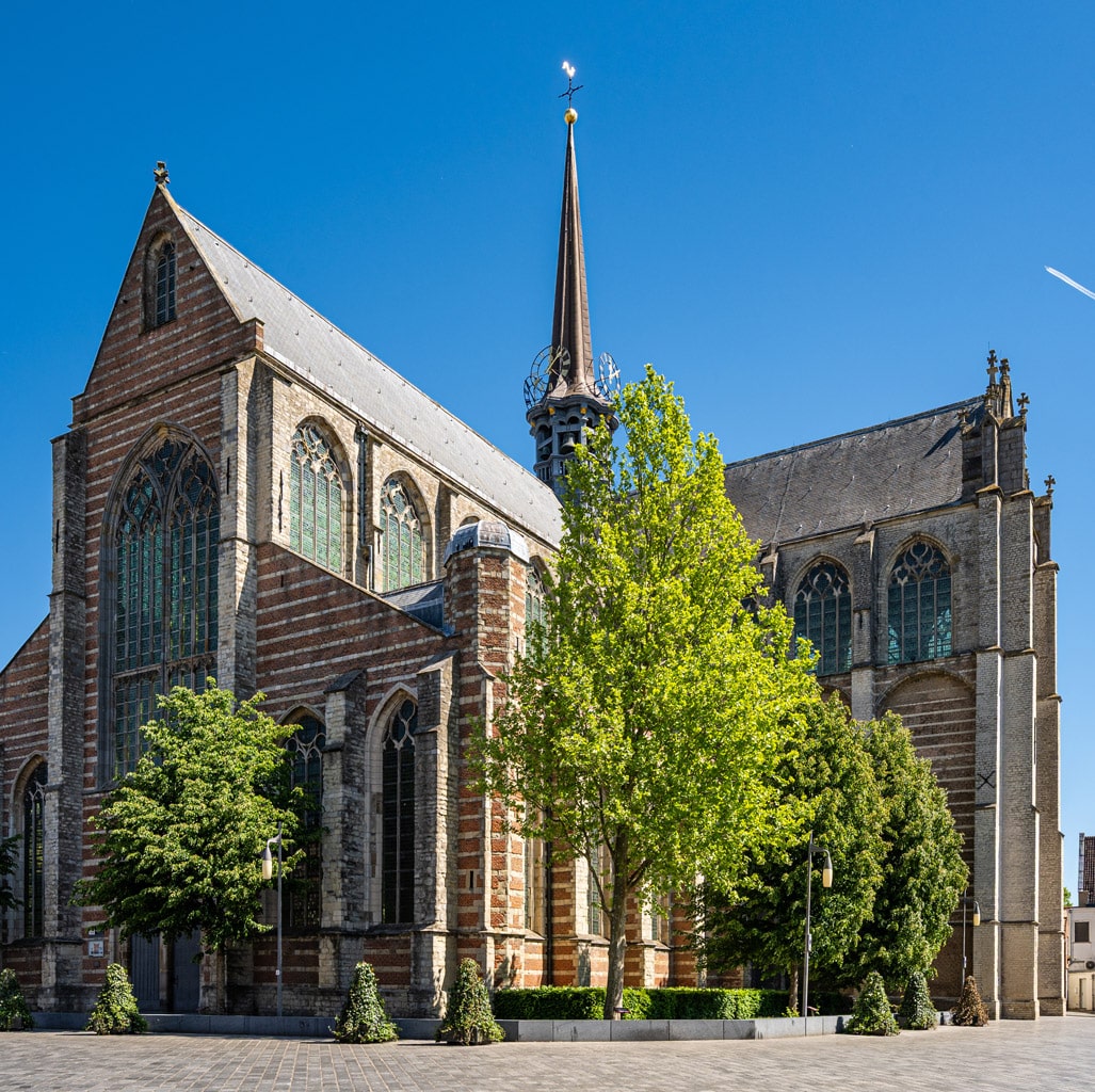 Stepped gable houses and the bell tower of the town hall (Stadth